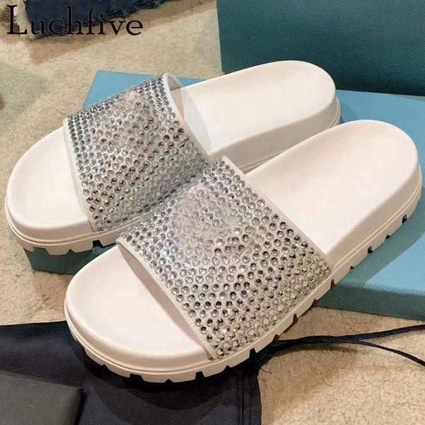 slippers brand rhinestone decorate mules women shoes peep toe slip on casual non-slip beach slides platform for, Black
slippers brand rhinestone decorate mules women shoes peep toe slip on casual non-slip beach slides platform for, Black