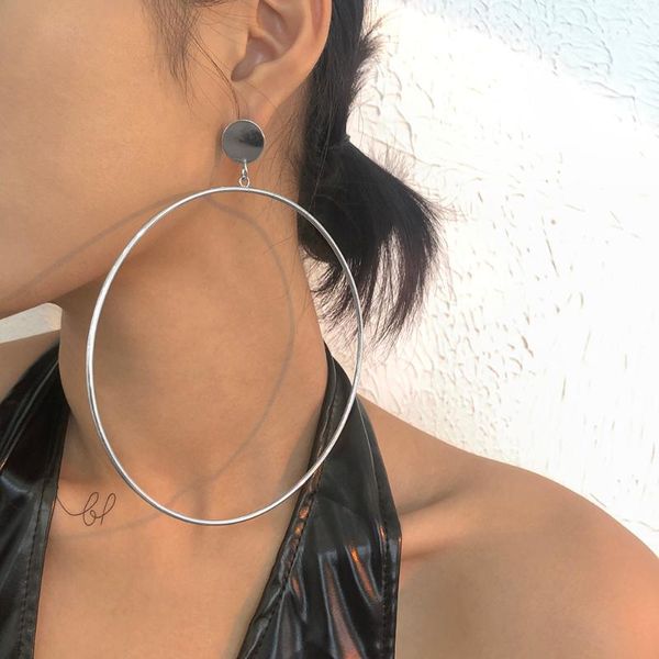 hoop & huggie lalynnly simple pendant large earrings wholesale wedding engagement jewelry women accessories gifts 2021 e9860, Golden;silver
hoop & huggie lalynnly simple pendant large earrings wholesale wedding engagement jewelry women accessories gifts 2021 e9860, Golden;silver