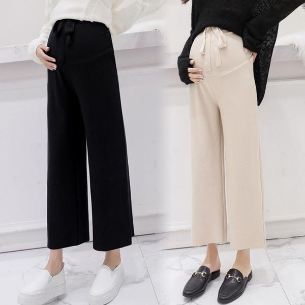 maternity bottoms 2021 autumn pants knit wide leg wild wear loose straight pregnant women stomach lift, White
maternity bottoms 2021 autumn pants knit wide leg wild wear loose straight pregnant women stomach lift, White