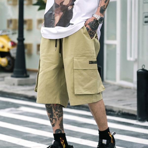 tide mark fashions several pockets load man shorts wear khaki harajuku green streetwear short pants, White;black
tide mark fashions several pockets load man shorts wear khaki harajuku green streetwear short pants, White;black