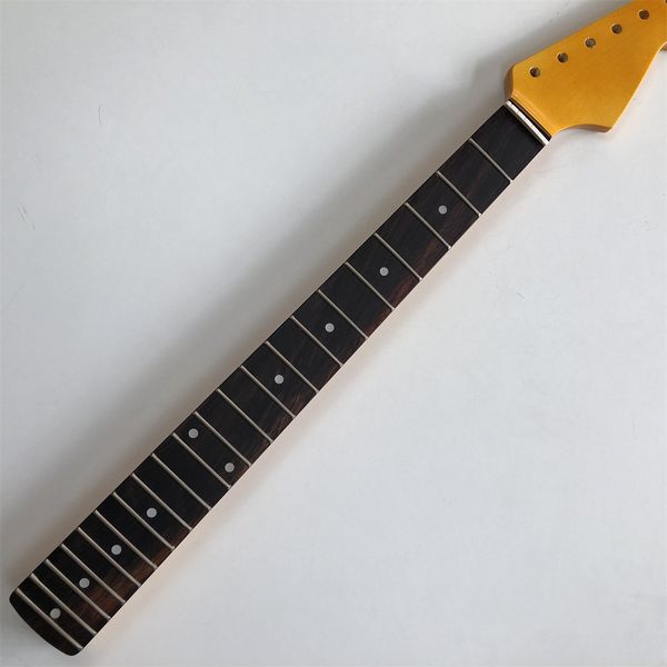 vintage 25.5inch guitar neck maple 21frets rosewood fingerboard dot inlay gloss tuner hole: 8 mm
vintage 25.5inch guitar neck maple 21frets rosewood fingerboard dot inlay gloss tuner hole: 8 mm
