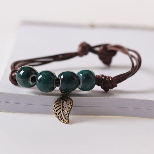 charm bracelets cute leaf diy handmade ceramic bead bracelet vintage lace weave charms women girl friend gift yellow black color, Golden;silver
charm bracelets cute leaf diy handmade ceramic bead bracelet vintage lace weave charms women girl friend gift yellow black color, Golden;silver
