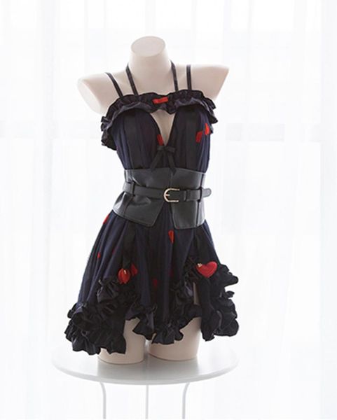 women's swimwear woman's naughty devil costumes lolita anime cosplay lingerie halloween exotic nightwear, White;black
women's swimwear woman's naughty devil costumes lolita anime cosplay lingerie halloween exotic nightwear, White;black