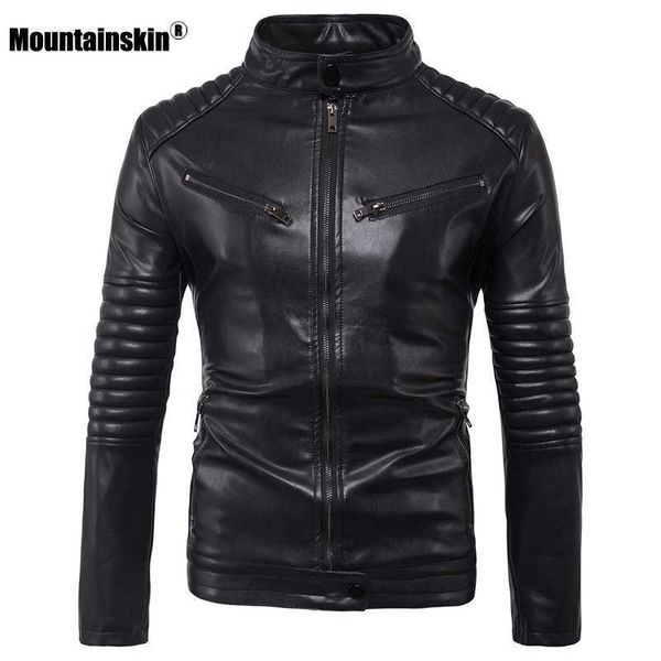 mountainskin 2020 new men's leather jacket men motorcycle pu coats windproof zipper pockets leather jackets male 5xl sa894 p0813, Black
mountainskin 2020 new men's leather jacket men motorcycle pu coats windproof zipper pockets leather jackets male 5xl sa894 p0813, Black