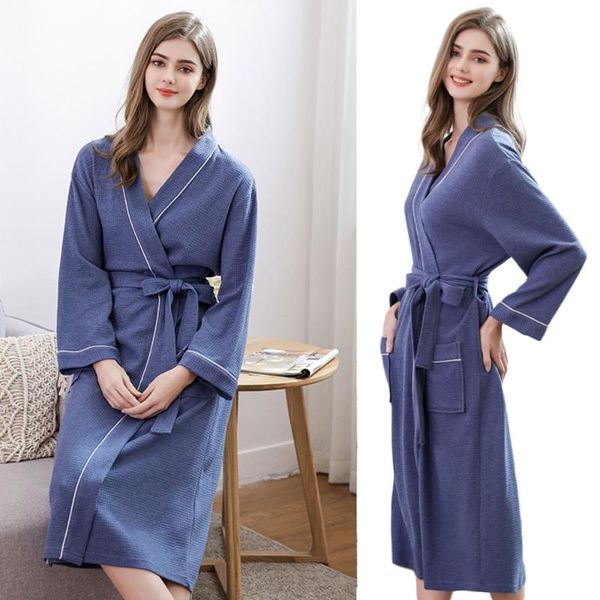 women's sleepwear bathrobe women robe femme nightwear casual breathable solid color splicing home clothes coat, Black;red
women's sleepwear bathrobe women robe femme nightwear casual breathable solid color splicing home clothes coat, Black;red