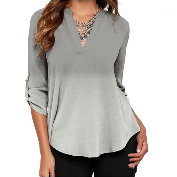 women's blouses & shirts women blouse 2021 sping v-neck long sleeve solid shirt loose plus size elegent work wear clothing for, White
women's blouses & shirts women blouse 2021 sping v-neck long sleeve solid shirt loose plus size elegent work wear clothing for, White