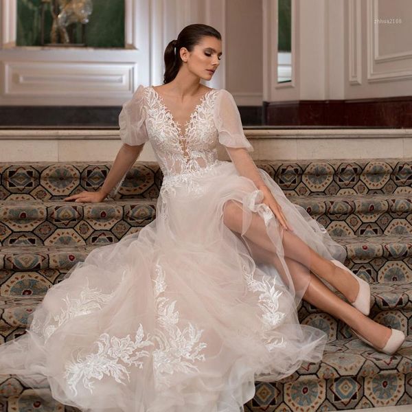 other wedding dresses elegant v neck organza and tulle dress short puffy sleeve lace appliques hollow backless bridal gowns princess luxury1, White
other wedding dresses elegant v neck organza and tulle dress short puffy sleeve lace appliques hollow backless bridal gowns princess luxury1, White