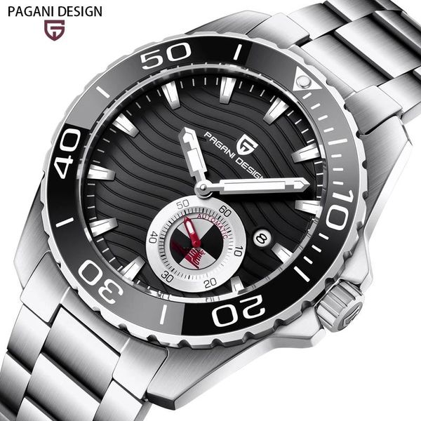 wristwatches 2021 pagani design men's automatic watch stainless steel waterproof business casual luxurious reloj ho, Slivery;brown
wristwatches 2021 pagani design men's automatic watch stainless steel waterproof business casual luxurious reloj ho, Slivery;brown