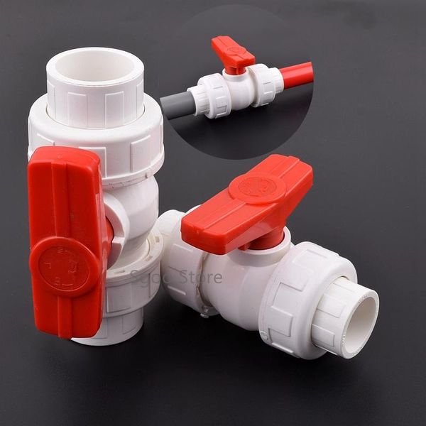 watering equipments 1pc 20/25/32/40/50mm pvc pipe union ball valve garden irrigation water connector aquarium adapter slip shut
watering equipments 1pc 20/25/32/40/50mm pvc pipe union ball valve garden irrigation water connector aquarium adapter slip shut