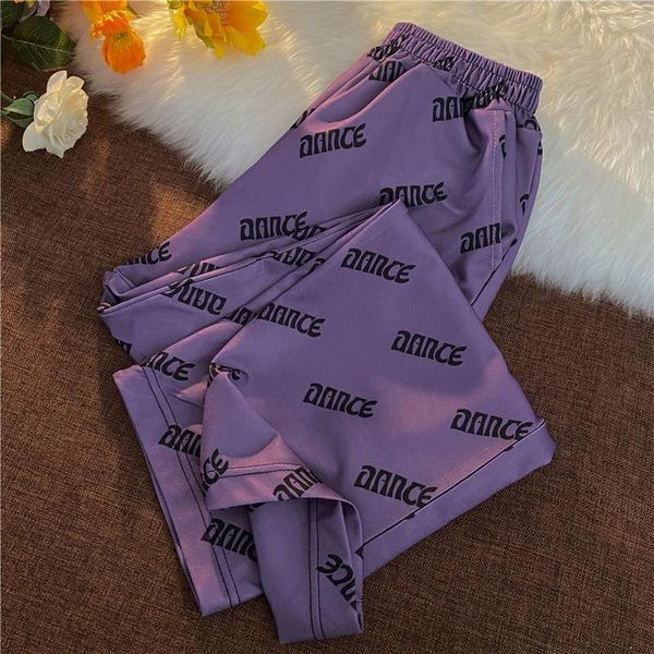 women's pants & capris european and american street letters printed wide-leg high waist korean style loose leisure sports cropped, Black;white
women's pants & capris european and american street letters printed wide-leg high waist korean style loose leisure sports cropped, Black;white