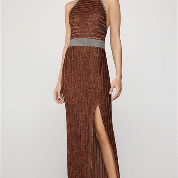 dress brown sleeveless open fork golden long rayon bandage elegant cocktail party dress vestidos, Black;gray
dress brown sleeveless open fork golden long rayon bandage elegant cocktail party dress vestidos, Black;gray