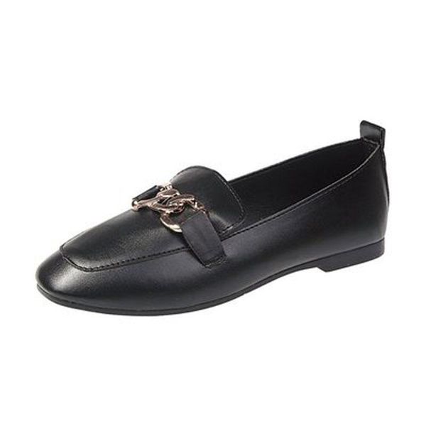 dress shoes spring and summer 2021 versatile student women with one foot small leather, Black
dress shoes spring and summer 2021 versatile student women with one foot small leather, Black