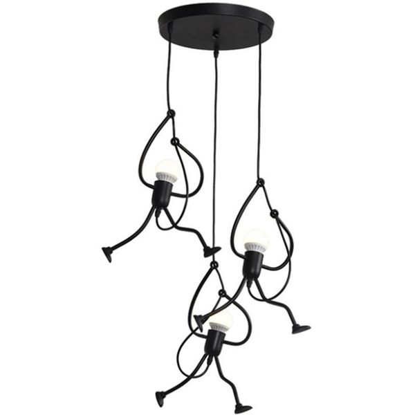 pendant lamps simple nordic style creative personality iron villain climb up loft home decoration aisle corridor chandelier lighting
pendant lamps simple nordic style creative personality iron villain climb up loft home decoration aisle corridor chandelier lighting