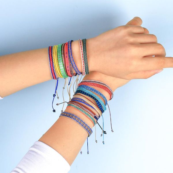 boho weave bracelets for women jewelry 2021 ethnic braided pulseras bohemian friendship fabric cloth charm, Golden;silver
boho weave bracelets for women jewelry 2021 ethnic braided pulseras bohemian friendship fabric cloth charm, Golden;silver