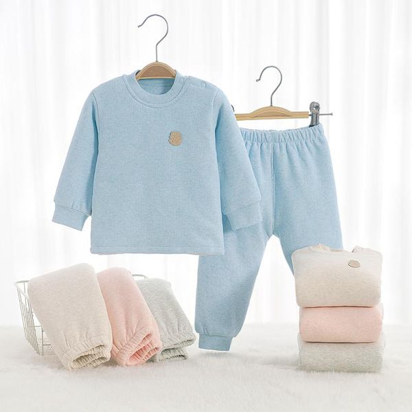 clothing sets winter born baby boys girls outfits long sleeve homewear organic cotton fall underwear set pajamas for 6m-3y, White
clothing sets winter born baby boys girls outfits long sleeve homewear organic cotton fall underwear set pajamas for 6m-3y, White