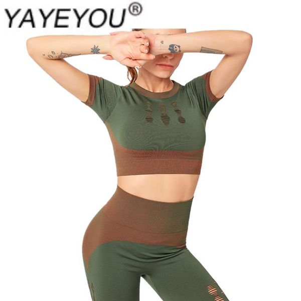 fashion summer women running fitness stretch breathable carry buttock suits two-piece jacket show hilum tall waist tight women's tracks, Gray
fashion summer women running fitness stretch breathable carry buttock suits two-piece jacket show hilum tall waist tight women's tracks, Gray