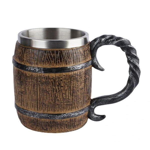 water bottle exquisite workmanship with handle rein imitation wood barrel beer mug for gift
water bottle exquisite workmanship with handle rein imitation wood barrel beer mug for gift