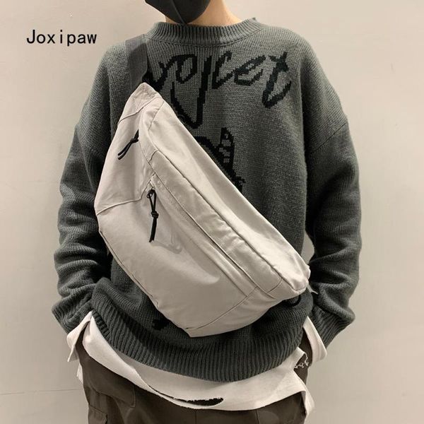 trendy brand canvas bag shoulder messenger chest fashion simple outdoor sports men's waist bags
trendy brand canvas bag shoulder messenger chest fashion simple outdoor sports men's waist bags