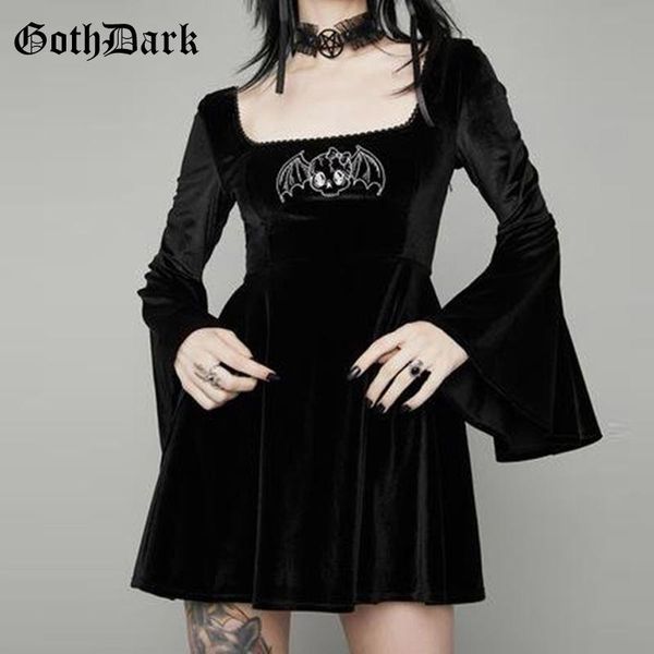 casual dresses goth dark punk velour mall gothic autumn for women grunge flare long sleeve a-line dress embroidery mini partywear, Black;gray
casual dresses goth dark punk velour mall gothic autumn for women grunge flare long sleeve a-line dress embroidery mini partywear, Black;gray