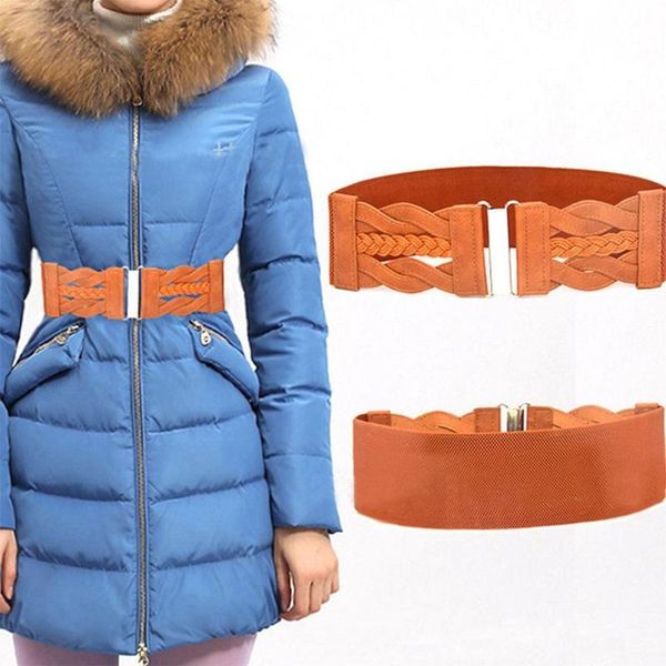 7.5cm wide belt womens stretch cinch waistband lady dress around waist cummerband 2021 femme skinny band soft n8v8 belts, Black;brown
7.5cm wide belt womens stretch cinch waistband lady dress around waist cummerband 2021 femme skinny band soft n8v8 belts, Black;brown
