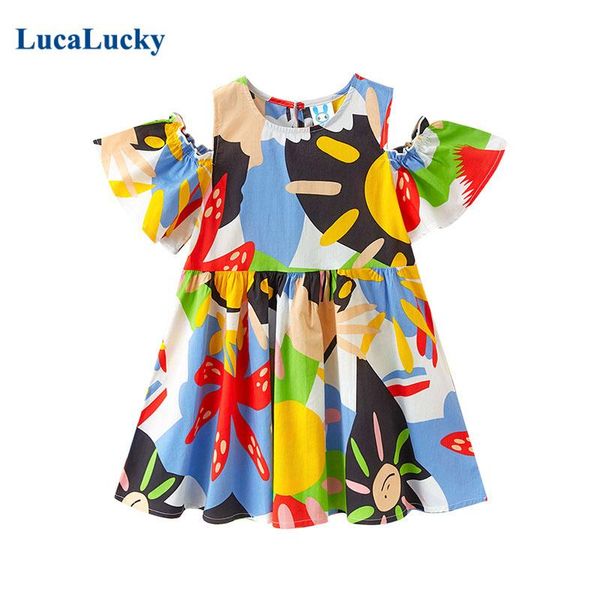 lucalucky 2021 sweet print dresses girls summer off shoulder ruffles dress baby big beach holiday children clothes girl's, Red;yellow
lucalucky 2021 sweet print dresses girls summer off shoulder ruffles dress baby big beach holiday children clothes girl's, Red;yellow