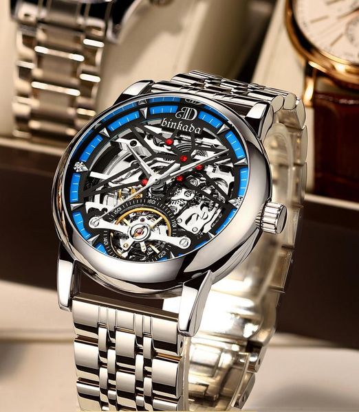 wristwatches binkada authentic automatic mens watches brand mechanical tourbillon wrist watch waterproof hollow business fashion man, Slivery;brown
wristwatches binkada authentic automatic mens watches brand mechanical tourbillon wrist watch waterproof hollow business fashion man, Slivery;brown