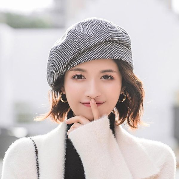 berets british retro style lady spring winter warmer knitted beret cap sweet woman outdoor street shopping warmth pumpkin hat, Blue;gray
berets british retro style lady spring winter warmer knitted beret cap sweet woman outdoor street shopping warmth pumpkin hat, Blue;gray