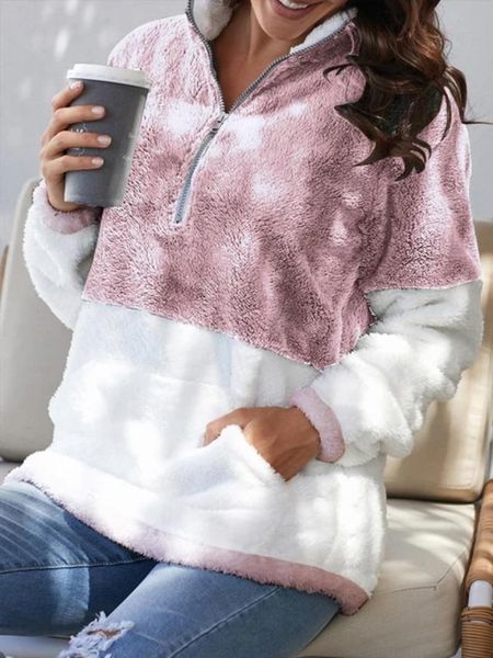 women's hoodies & sweatshirts fashion female casual turtleneck high with zipper cut women's pullovers loose kangaroo pockets lady, Black
women's hoodies & sweatshirts fashion female casual turtleneck high with zipper cut women's pullovers loose kangaroo pockets lady, Black