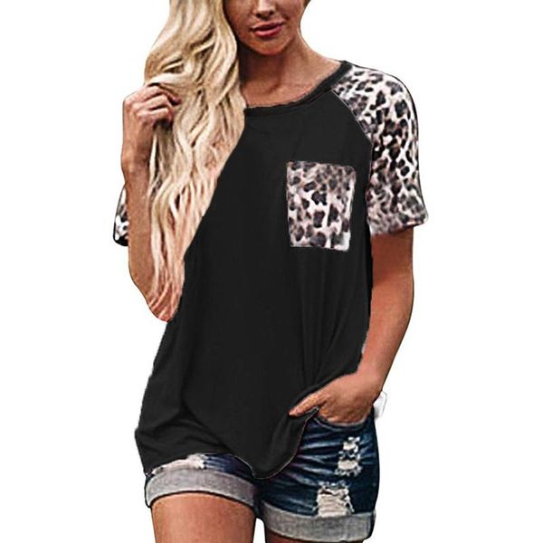 sagace t shirt women harajuku fashion o-neck splicing leopard short sleeve pullover tee femme blusas women's t-shirt, White
sagace t shirt women harajuku fashion o-neck splicing leopard short sleeve pullover tee femme blusas women's t-shirt, White