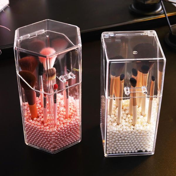 cosmetic-organizer box acrylic pearl pencil holder makeup brush storage clear case square with cover plastic high transparent boxes & bins
cosmetic-organizer box acrylic pearl pencil holder makeup brush storage clear case square with cover plastic high transparent boxes & bins