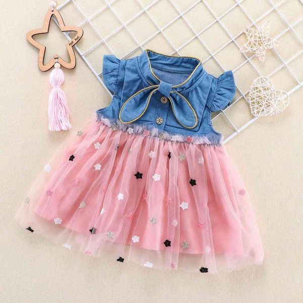 0-24m infant baby girls kids dresses princess gauze star denim outfit dress clothing bow dresses for girls, Red;yellow
0-24m infant baby girls kids dresses princess gauze star denim outfit dress clothing bow dresses for girls, Red;yellow