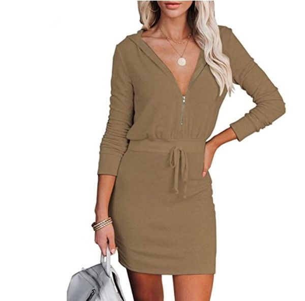 casual dresses loose dress long sleeve elegant empire hooded hoodies bodycon woman v-neck solid cloth women basic vestidos ac1540, Black;gray
casual dresses loose dress long sleeve elegant empire hooded hoodies bodycon woman v-neck solid cloth women basic vestidos ac1540, Black;gray
