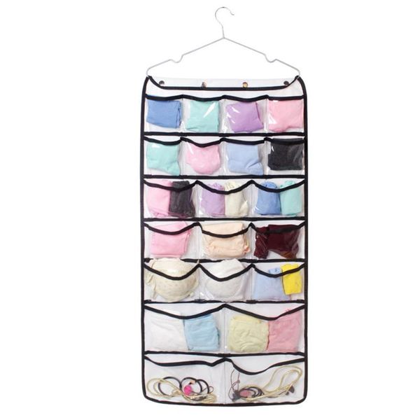 storage boxes & bins 42 pocket hanging closet organizer dual-sided space saving holder jewelry bag for socks underwear pants
storage boxes & bins 42 pocket hanging closet organizer dual-sided space saving holder jewelry bag for socks underwear pants