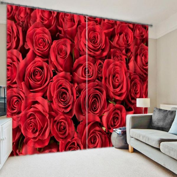 curtain & drapes decoration blackout curtains for living room red rose flower 3d printed short thicken fabric window
curtain & drapes decoration blackout curtains for living room red rose flower 3d printed short thicken fabric window