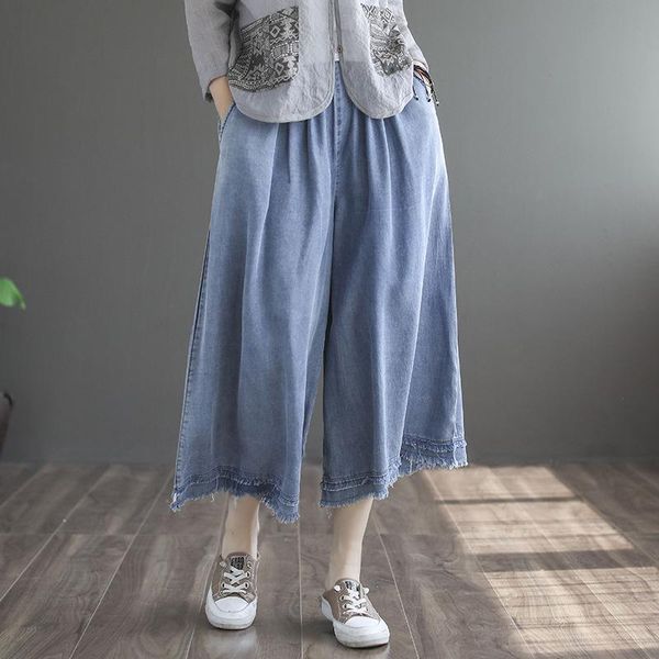 women's jeans women retro summer elastic waist loose all-match denim pants casual pocket spliced vintage ladies trousers 2021, Blue
women's jeans women retro summer elastic waist loose all-match denim pants casual pocket spliced vintage ladies trousers 2021, Blue