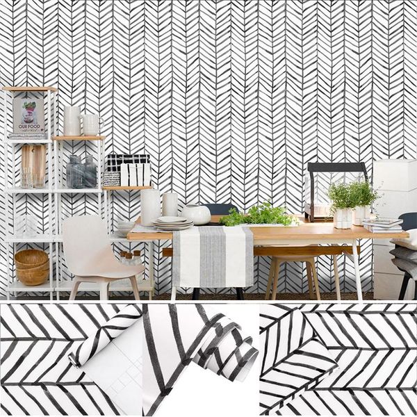 wallpapers modern black white stripe self adhesive wallpaper home decaration waterproof contact paper shelf liner wall stickers 6m*45cm vip
wallpapers modern black white stripe self adhesive wallpaper home decaration waterproof contact paper shelf liner wall stickers 6m*45cm vip