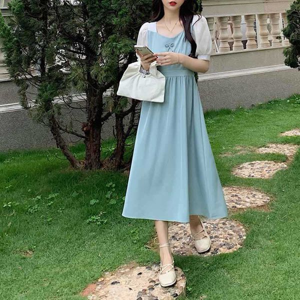 casual dresses summer design sweet women sleeve solid elegant midi female evening party korean bow zswi, Black;gray
casual dresses summer design sweet women sleeve solid elegant midi female evening party korean bow zswi, Black;gray