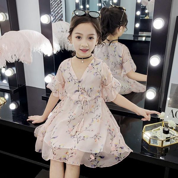 girls dress summer 2021 children fashion floral chiffon baby princess 12 children's clothing 2 clothes for girl's dresses, Red;yellow
girls dress summer 2021 children fashion floral chiffon baby princess 12 children's clothing 2 clothes for girl's dresses, Red;yellow