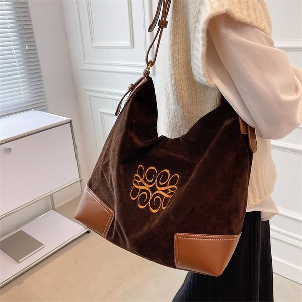 evening bags retro faux suede shoulder bag for women autumn winter large capacity ladies tote pu leather strap shopper female handbags
evening bags retro faux suede shoulder bag for women autumn winter large capacity ladies tote pu leather strap shopper female handbags