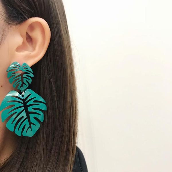 women simple double hollow coconut palm leaf long dangle earrings jewelry decor & chandelier, Silver
women simple double hollow coconut palm leaf long dangle earrings jewelry decor & chandelier, Silver