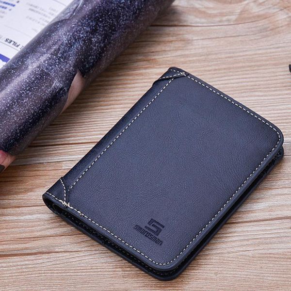 men wallets retro three foldlarge-capacity card package simple youth soft leather pu fashion multifunction coin pocket, Red;black
men wallets retro three foldlarge-capacity card package simple youth soft leather pu fashion multifunction coin pocket, Red;black