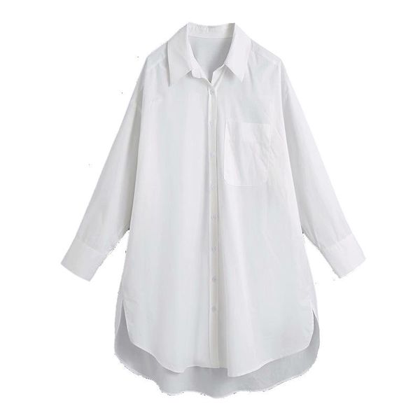 women's blouses & shirts 2021 summer blouse women buttoned oversize loose long shirt chic lady fashion casual, White
women's blouses & shirts 2021 summer blouse women buttoned oversize loose long shirt chic lady fashion casual, White