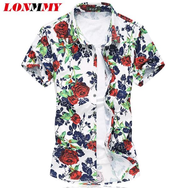 size -7xl floral men shirt mercerized cotton camisa masculina flower short sleeves mens dress shirts 2021 men's casual, White;black
size -7xl floral men shirt mercerized cotton camisa masculina flower short sleeves mens dress shirts 2021 men's casual, White;black