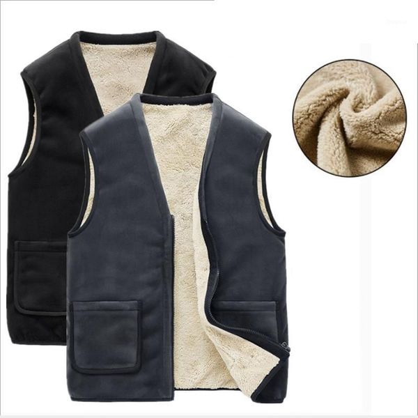 men's vests cashmere vest men autumn winter warm large size waistcoat v-neck jacket zipper windproof wool liner pocket, Black;white
men's vests cashmere vest men autumn winter warm large size waistcoat v-neck jacket zipper windproof wool liner pocket, Black;white