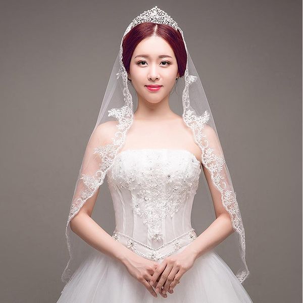 bridal veils lan ting bride two-tier lace applique edge wedding veil fingertip 53 embroidery tulle, Black
bridal veils lan ting bride two-tier lace applique edge wedding veil fingertip 53 embroidery tulle, Black