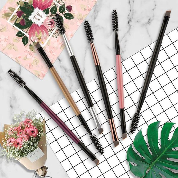 makeup brushes single double eyelash brush eyebrow comb portable professional 6 color cosmetics tools
makeup brushes single double eyelash brush eyebrow comb portable professional 6 color cosmetics tools