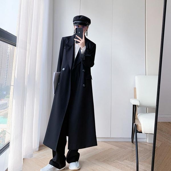 women's trench coats black windbreaker women's early autumn 2021 korean slim fit fashion suit collar coat temperament long, Tan;black
women's trench coats black windbreaker women's early autumn 2021 korean slim fit fashion suit collar coat temperament long, Tan;black