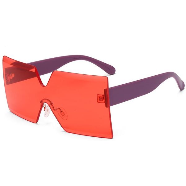 sunglasses 2021 oversized square rimless women brand designer sun glasses female one piece travel gafa de sol, White;black
sunglasses 2021 oversized square rimless women brand designer sun glasses female one piece travel gafa de sol, White;black