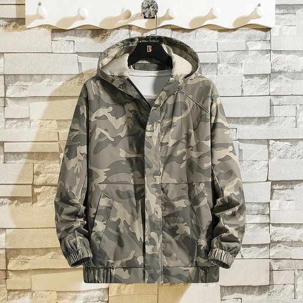 men's casual camouflage hoodie jacket autumn windcoat military tactical bomber coat 4xl jackets, Black;brown
men's casual camouflage hoodie jacket autumn windcoat military tactical bomber coat 4xl jackets, Black;brown