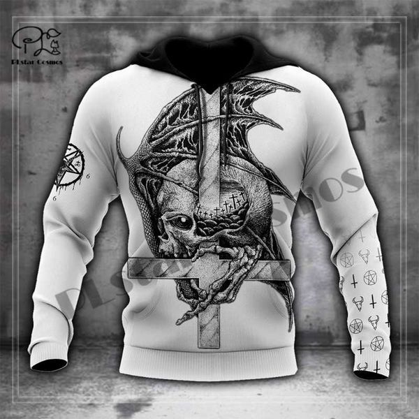 men's hoodies & sweatshirts plstar cosmos 3dprint fashion satan cross art harajuku unique streetwear funny awsome casual hoodie/sweatsh, Black
men's hoodies & sweatshirts plstar cosmos 3dprint fashion satan cross art harajuku unique streetwear funny awsome casual hoodie/sweatsh, Black